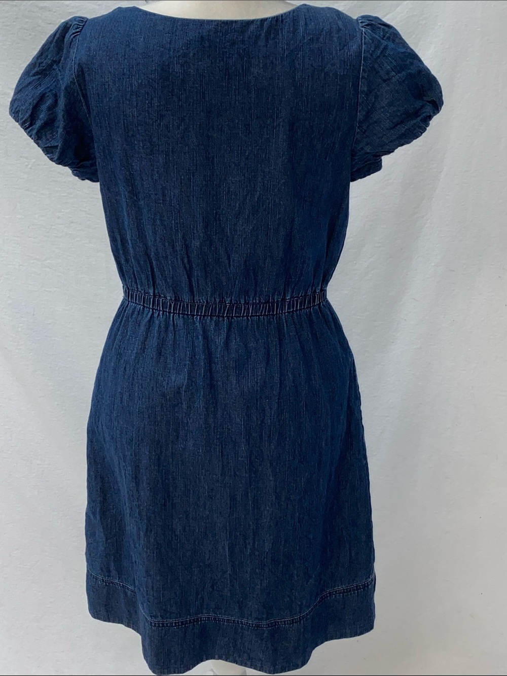 Anthropologie Maeve Plain and Fancy Chambray Denim Dress - Picture 3 of 4